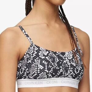 NWT Calvin Klein CK One Cotton Unlined Bralette QF5727 XL